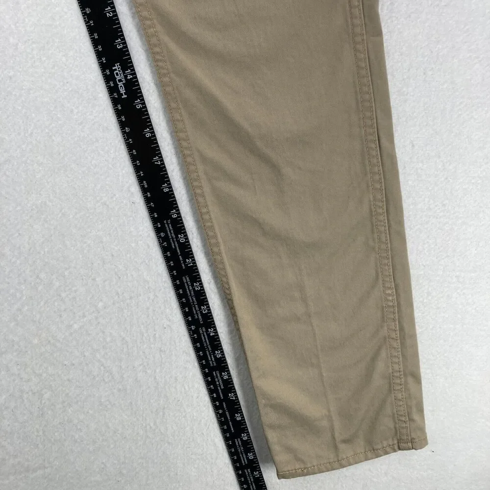 Levi's 511 Mens 29x32 Slim Fit Brown Denim Straight Leg Jeans Low Rise Black Tab - Picture 9 of 12